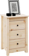 vidaXL - Nachtkastjes - 2 - st - 40x35x61,5 - cm - massief - grenenhout