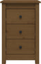 vidaXL - Nachtkastjes - 2 - st - 40x35x61,5 - cm - massief - grenenhout - honingbruin