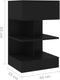 vidaXL - Nachtkastjes - 2 - st - 40x35x65 - cm - bewerkt - hout - gerookt - eikenkleurig