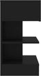 vidaXL - Nachtkastjes - 2 - st - 40x35x65 - cm - bewerkt - hout - gerookt - eikenkleurig