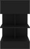 vidaXL - Nachtkastjes - 2 - st - 40x35x65 - cm - spaanplaat - zwart