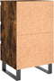 vidaXL - Nachtkastjes - 2 - st - 40x35x69 - cm - bewerkt - hout - gerookt - eikenkleurig