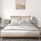 vidaXL - Nachtkastjes - 2 - st - 40x35x70 - cm - betongrijs