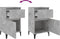 vidaXL - Nachtkastjes - 2 - st - 40x35x70 - cm - betongrijs