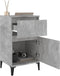 vidaXL - Nachtkastjes - 2 - st - 40x35x70 - cm - betongrijs