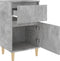 vidaXL - Nachtkastjes - 2 - st - 40x35x70 - cm - betongrijs