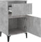 vidaXL - Nachtkastjes - 2 - st - 40x35x70 - cm - betongrijs