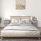 vidaXL - Nachtkastjes - 2 - st - 40x35x70 - cm - bewerkt - hout - grijs - sonoma - eiken