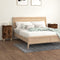 vidaXL - Nachtkastjes - 2 - st - 40x35x70 - cm - bewerkt - hout - gerookt - eikenkleurig