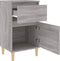 vidaXL - Nachtkastjes - 2 - st - 40x35x70 - cm - bewerkt - hout - grijs - sonoma - eiken