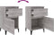 vidaXL - Nachtkastjes - 2 - st - 40x35x70 - cm - bewerkt - hout - grijs - sonoma - eiken