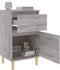 vidaXL - Nachtkastjes - 2 - st - 40x35x70 - cm - bewerkt - hout - grijs - sonoma - eiken