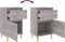 vidaXL - Nachtkastjes - 2 - st - 40x35x70 - cm - bewerkt - hout - grijs - sonoma - eiken