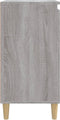 vidaXL - Nachtkastjes - 2 - st - 40x35x70 - cm - bewerkt - hout - grijs - sonoma - eiken
