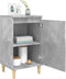 vidaXL - Nachtkastjes - 2 - st - 40x35x70 - cm - bewerkt - hout - betongrijs