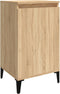 vidaXL - Nachtkastjes - 2 - st - 40x35x70 - cm - bewerkt - hout - sonoma - eikenkleurig