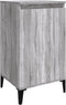 vidaXL - Nachtkastjes - 2 - st - 40x35x70 - cm - bewerkt - hout - grijs - sonoma - eiken