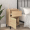 vidaXL - Nachtkastjes - 2 - st - 40x35x70 - cm - bewerkt - hout - sonoma - eikenkleurig