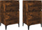 vidaXL - Nachtkastjes - 2 - st - 40x35x70 - cm - gerookt - eikenkleurig