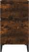vidaXL - Nachtkastjes - 2 - st - 40x35x70 - cm - gerookt - eikenkleurig