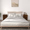 vidaXL - Nachtkastjes - 2 - st - 40x35x70 - cm - gerookt - eikenkleurig