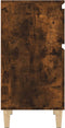 vidaXL - Nachtkastjes - 2 - st - 40x35x70 - cm - gerookt - eikenkleurig