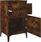 vidaXL - Nachtkastjes - 2 - st - 40x35x70 - cm - gerookt - eikenkleurig