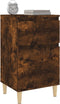 vidaXL - Nachtkastjes - 2 - st - 40x35x70 - cm - gerookt - eikenkleurig