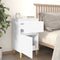 vidaXL - Nachtkastjes - 2 - st - 40x35x70 - cm - wit