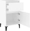 vidaXL - Nachtkastjes - 2 - st - 40x35x70 - cm - wit