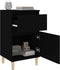 vidaXL - Nachtkastjes - 2 - st - 40x35x70 - cm - zwart