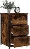vidaXL - Nachtkastjes - 2 - st - 40x36x60 - cm - bewerkt - hout - gerookt - eikenkleurig
