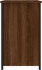vidaXL - Nachtkastjes - 2 - st - 40x36x60 - cm - bewerkt - hout - bruin - eikenkleur