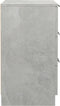 vidaXL - Nachtkastjes - 2 - st - 40x36x65 - cm - betongrijs