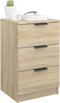 vidaXL - Nachtkastjes - 2 - st - 40x36x65 - cm - sonoma - eikenkleurig