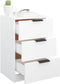 vidaXL - Nachtkastjes - 2 - st - 40x36x65 - cm - wit