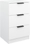 vidaXL - Nachtkastjes - 2 - st - 40x36x65 - cm - wit