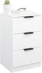 vidaXL - Nachtkastjes - 2 - st - 40x36x65 - cm - wit