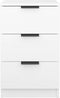 vidaXL - Nachtkastjes - 2 - st - 40x36x65 - cm - wit