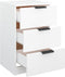 vidaXL - Nachtkastjes - 2 - st - 40x36x65 - cm - wit