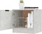 vidaXL - Nachtkastjes - 2 - st - 40x39x40 - cm - betongrijs