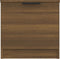 vidaXL - Nachtkastjes - 2 - st - 40x39x40 - cm - bruin - eikenkleur