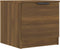 vidaXL - Nachtkastjes - 2 - st - 40x39x40 - cm - bruin - eikenkleur