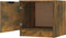 vidaXL - Nachtkastjes - 2 - st - 40x39x40 - cm - gerookt - eikenkleurig