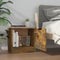 vidaXL - Nachtkastjes - 2 - st - 40x39x40 - cm - gerookt - eikenkleurig