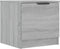 vidaXL - Nachtkastjes - 2 - st - 40x39x40 - cm - grijs - sonoma - eikenkleurig