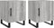 vidaXL - Nachtkastjes - 2 - st - 40x40x50 - cm - bewerkt - hout - grijs - sonoma - eiken