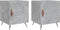 vidaXL - Nachtkastjes - 2 - st - 40x40x50 - cm - bewerkt - hout - betongrijs