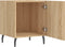 vidaXL - Nachtkastjes - 2 - st - 40x40x50 - cm - bewerkt - hout - sonoma - eikenkleurig