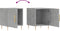 vidaXL - Nachtkastjes - 2 - st - 40x40x50 - cm - bewerkt - hout - betongrijs